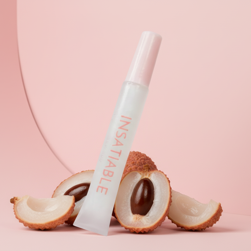 lychee lipgloss long squeeze tube