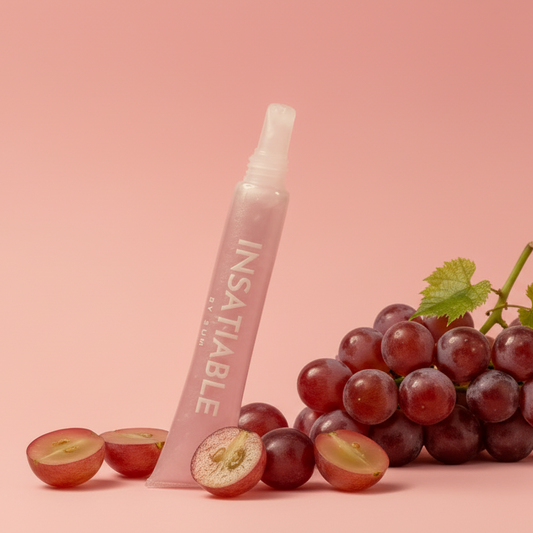 grape lipgloss long squeeze tube